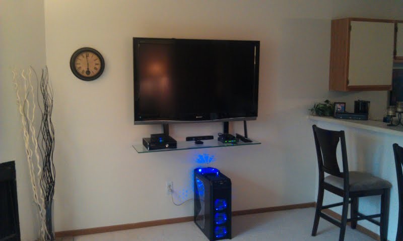 Flat Screen Tv Floating Shelf Floating Tv Shelf