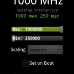 Set CPU Overclock HTC Thunderbolt